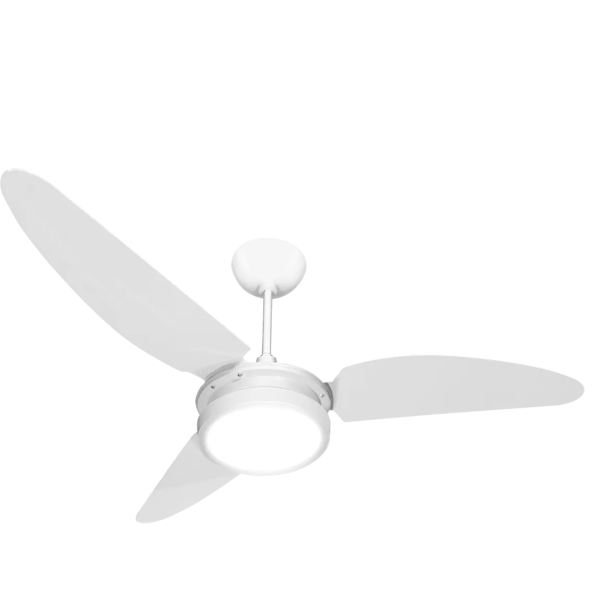 Ventilador de Teto Ventex Laura Branco LED 6500K Pás Branca 127V