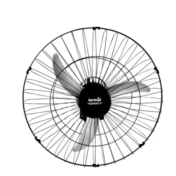 Ventilador de Parede Loren Sid Sprint M3 60cm Preto Bivolt