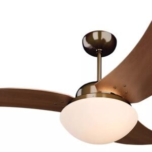 Ventilador de Teto Tron Solano Cobre 3 Pás Mogno 127V