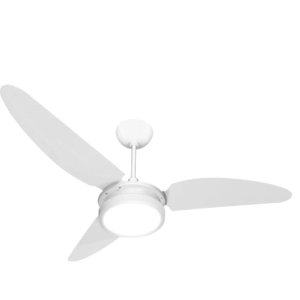 Ventilador de Teto Ventex Laura Branco/Br Led 6500K 127V