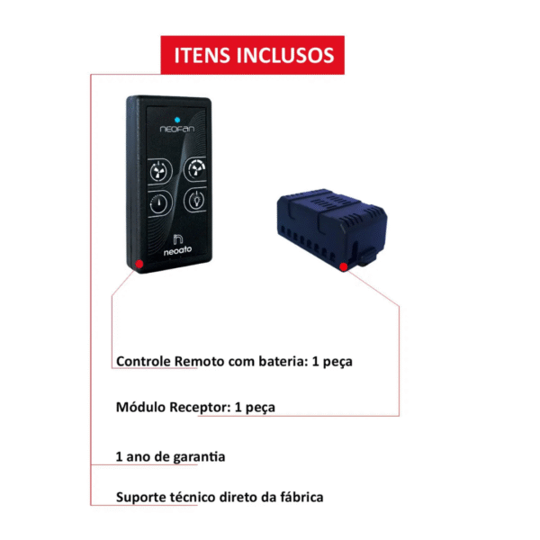 Controle Remoto Vivato Neofan 3020 - Imagem 3