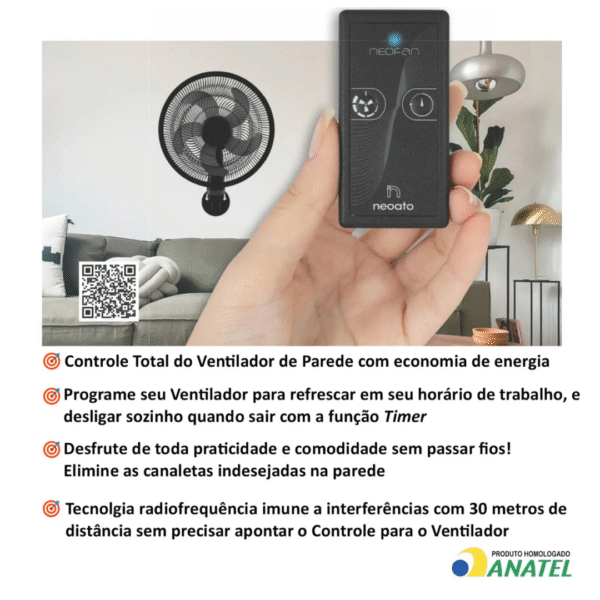 Controle Remoto Oscilante Vivato Neofan 3010 - Imagem 7