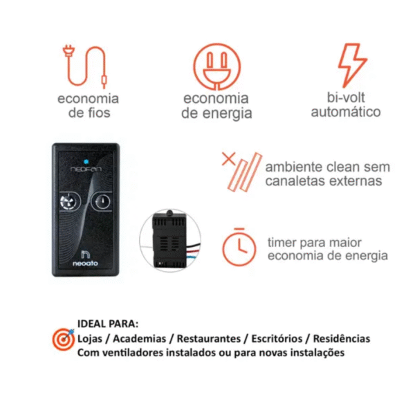 Controle Remoto Oscilante Vivato Neofan 3010 - Imagem 6