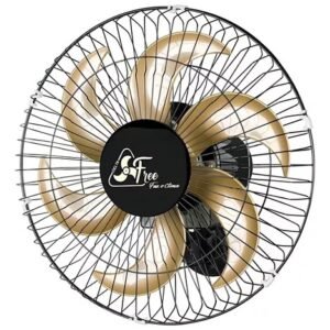 Ventilador de Parede Venti Delta Free 40cm Preto Bivolt