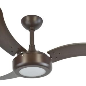 Ventilador de Teto Infinity Lux 2008 Marrom Texturizado LED 6000K 127V