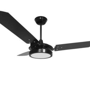 Ventilador de Teto Ventex Valen Preto/Pt LED 6500K 127V