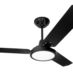 Ventilador de Teto Loren Sid M3 Lumi Led 6500K Preto 127V