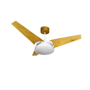 Ventilador de Teto Ventex Nunes Branco/Freijó Led 18W 6500K 127V