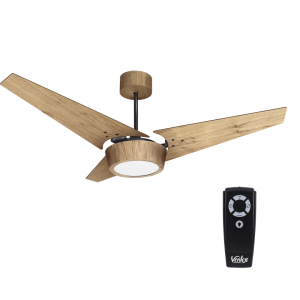 Ventilador de Teto Ventex Taípe Led 18W 4000K Freijó C/ Controle Remoto