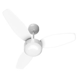 Ventilador de Teto Ventisol Inverter Ciclo Branco 3P Controle Remoto Bivolt