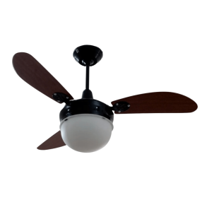 Ventilador de Teto Loren Sid Platun Preto 127V