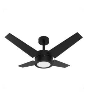 Ventilador De Teto Infinity 1054 Linea Preto Texturizado LED 3000K 127V