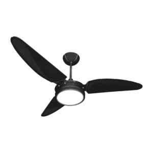 Ventilador de Teto Ventex Laura Preto/Pr Led 6500K 127V