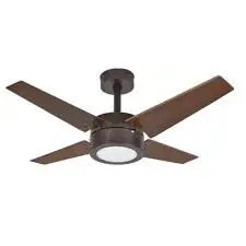 Ventilador De Teto Infinity 1054 Linea Marrom Texturizado LED 3000K 127V