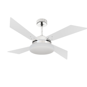 Ventilador de Teto Volare Tech Laca Vd28 Escovado/Branco 127V