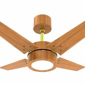 Ventilador De Teto Infinity 1062 Linea Madeira 04 Pás Freijó LED 6500K 127V Controle Remoto Capacitivo