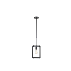 Pendente Hash 1x Preto Fosco Avant