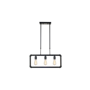 Pendente Hash 3x Preto fosco Avant