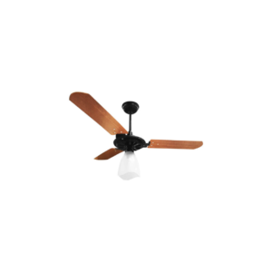 Ventilador de Teto Ventex Yris Preto Pás Mogno 127V