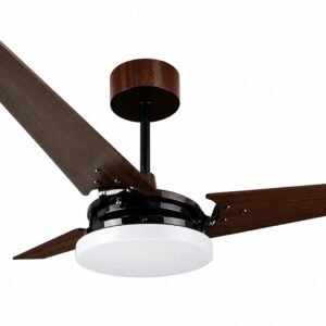 Ventilador de Teto Ventex Nunes Preto/Imbuia MDF Led 4000K 127V
