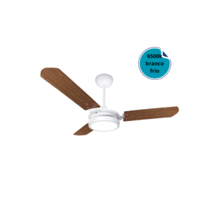 Ventilador de Teto Ventex Valen Branco/Mog LED 6500K 127V