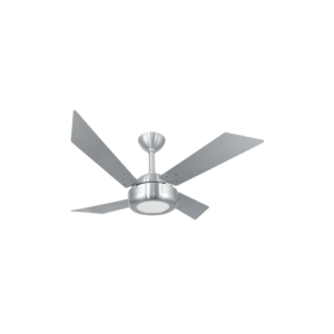 Ventilador de Teto Infinity Tek Premium 1043 Escovado Pás Prata LED 6000K 127V